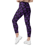 Purp Gang Rock Star Motif Pocket Leggings