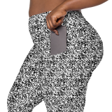 razel™ Face QR Code Motif Pocket Leggings