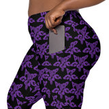 Purp Gang Rock Star Motif Pocket Leggings