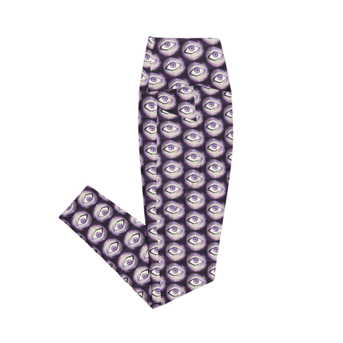 Thousand Eyes of razel™ Motif Pocket Leggings