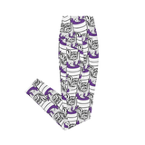 Purp Gang Double Cup Motif Pocket Leggings