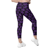 Purp Gang Rock Star Motif Pocket Leggings