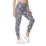 razel™ Gang Drip Face Motif Pocket Leggings