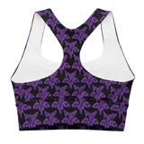 Purp Gang Rock Star Motif Crop Top