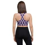 Purp Gang Rock Star Motif Crop Top