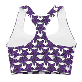 Purp Gang Rock Star Motif Crop Top