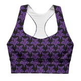 Purp Gang Rock Star Motif Crop Top