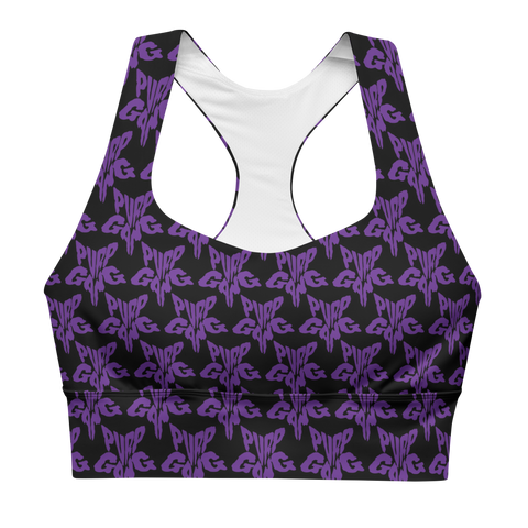 Purp Gang Rock Star Motif Crop Top