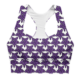 Purp Gang Rock Star Motif Crop Top