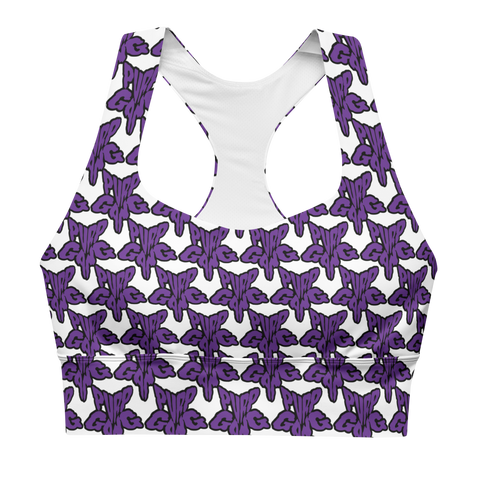 Purp Gang Rock Star Motif Crop Top