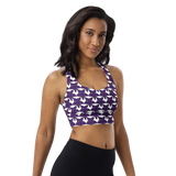 Purp Gang Rock Star Motif Crop Top