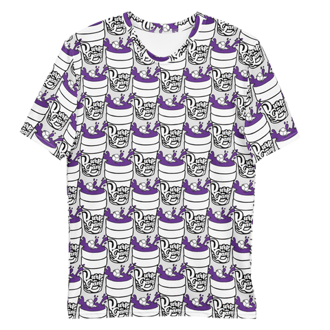 Purp Gang Double Cup Motif Tee