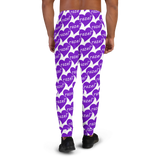 razel™ Purple Hearted Motif Men's Joggers