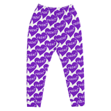 razel™ Purple Hearted Motif Men's Joggers