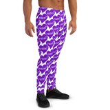 razel™ Purple Hearted Motif Men's Joggers