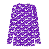 razel™ Purple Hearted Motif Rashie