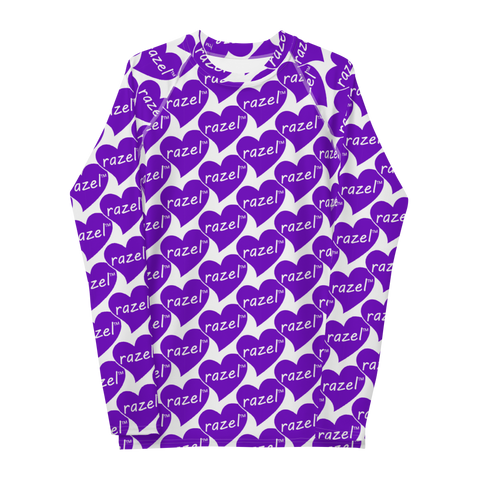 razel™ Purple Hearted Motif Rashie