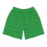 Marijuana Tree Star Motif Men's Shorts