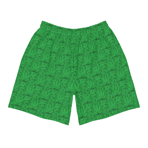 Marijuana Tree Star Motif Men's Shorts