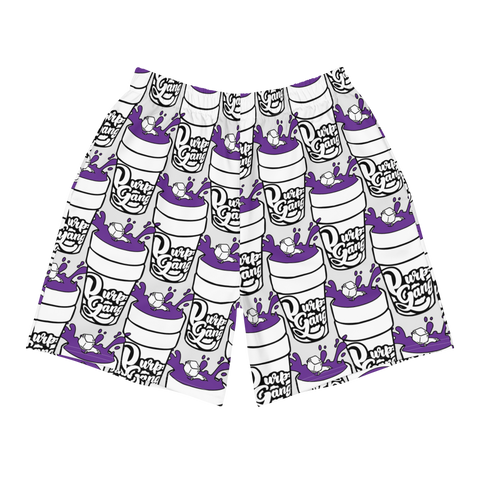 Purp Gang Double Cup Motif Men's Shorts