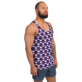 Purp Gang Rock Star Motif Men's Tank Top