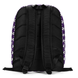 Purp Gang Rock Star Motif Minimalist Backpack