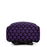 Purp Gang Rock Star Motif Minimalist Backpack