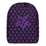 Purp Gang Rock Star Motif Minimalist Backpack