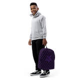 Purp Gang Rock Star Motif Minimalist Backpack