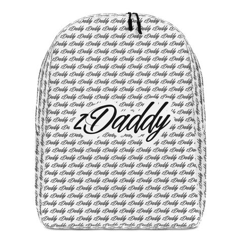 zDaddy Motif Minimalist Backpack