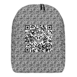 razel™ Face QR Code Motif Minimalist Backpack