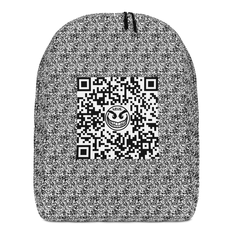 razel™ Face QR Code Motif Minimalist Backpack