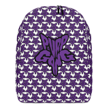 Purp Gang Rock Star Motif Minimalist Backpack