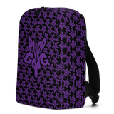 Purp Gang Rock Star Motif Minimalist Backpack