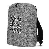 razel™ Face QR Code Motif Minimalist Backpack