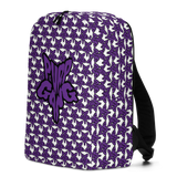 Purp Gang Rock Star Motif Minimalist Backpack