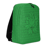 Marijuana Tree Star Motif Minimalist Backpack