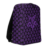 Purp Gang Rock Star Motif Minimalist Backpack