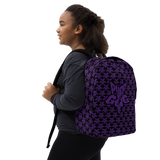 Purp Gang Rock Star Motif Minimalist Backpack