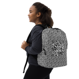 razel™ Face QR Code Motif Minimalist Backpack