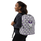 Purp Gang Double Cup Motif Minimalist Backpack