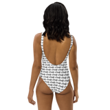 zDaddy Motif One-Piece Swimsuit