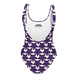 Purp Gang Rock Star Motif One-Piece Swimsuit