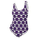 Purp Gang Rock Star Motif One-Piece Swimsuit