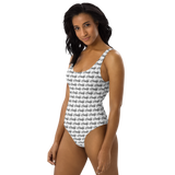 zDaddy Motif One-Piece Swimsuit