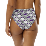 Purp Gang Double Cup Motif High-Waisted Bikini Bottom