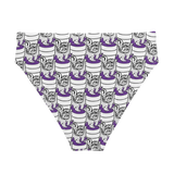 Purp Gang Double Cup Motif High-Waisted Bikini Bottom