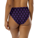 Purp Gang Rock Star Motif High-Waisted Bikini Bottom