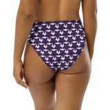 Purp Gang Rock Star Motif High-Waisted Bikini Bottom