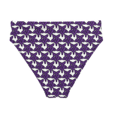 Purp Gang Rock Star Motif High-Waisted Bikini Bottom